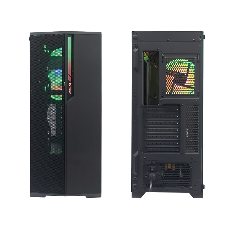 Case Gamer Teros TE1175N, Mid Tower, Negro, USB 3.0, USB 2.0, Audio.