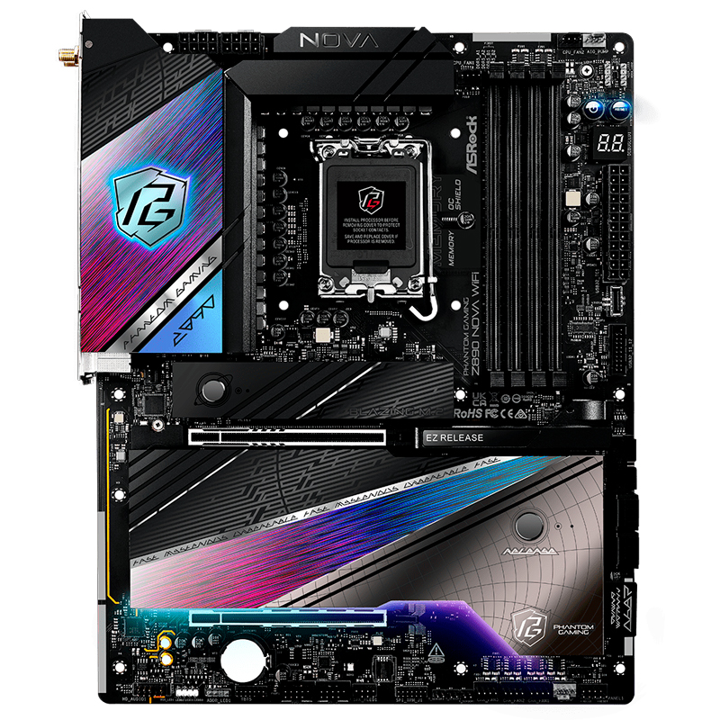 Motherboard ASROCK Z890 Nova WiFi, Chipset Intel Z890, LGA 1851, HDMI, ATX