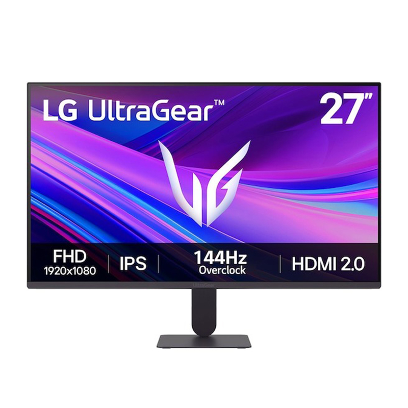 Monitor LG 27G411A-B, 27â/FHD/IPS/144Hz/HDMI/DP/USB/Headphones-out (3-polos, Solo Sonido)