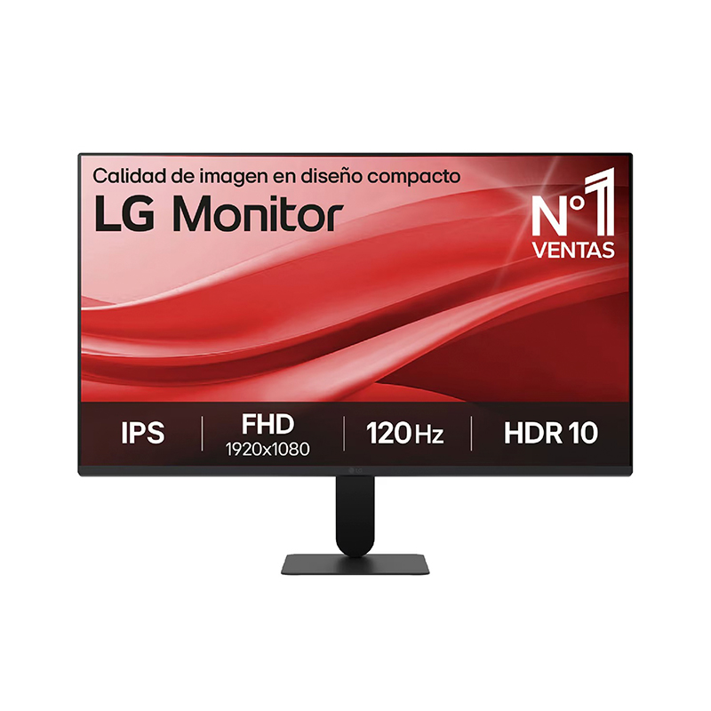 Monitor LG 27â FHD/IPS/120Hz/HDMI/VGA/Headphone-out