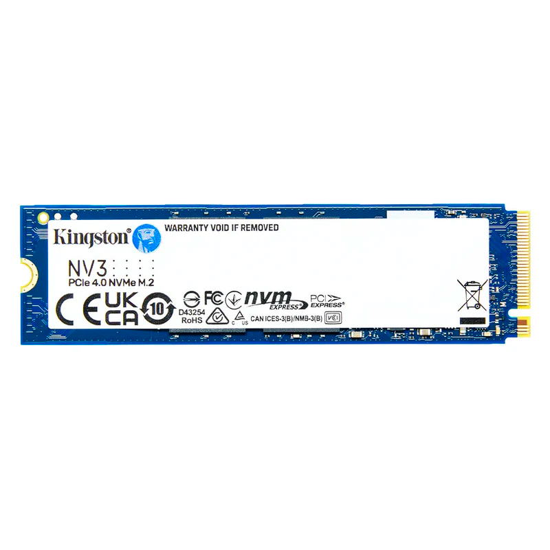Unidad en estado solido Kingston 1TB NV3 PCIe 4.0 NVMe M.2 SSD