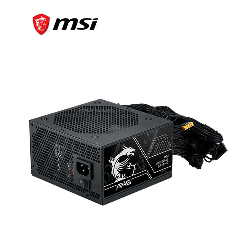 FUENTE DE PODER MSI MAG A750BN PCIE5 III / 750W / ATX 3.1 / PCIe 5.1 / 80 PLUS BRONZE