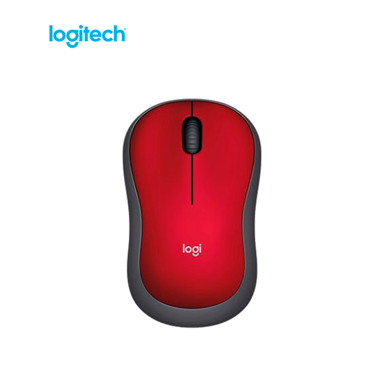 MOUSE LOGITECH M185 WIRELESS RED