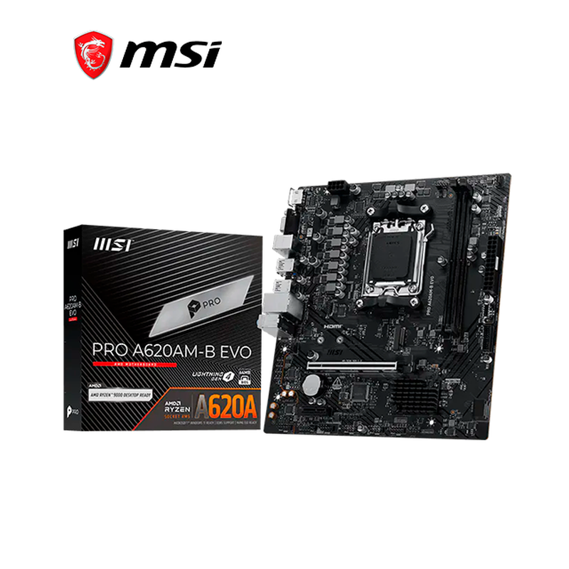 MAINBOARD MSI PRO A620AM-B EVO / AM5 / DDR5 / M.2