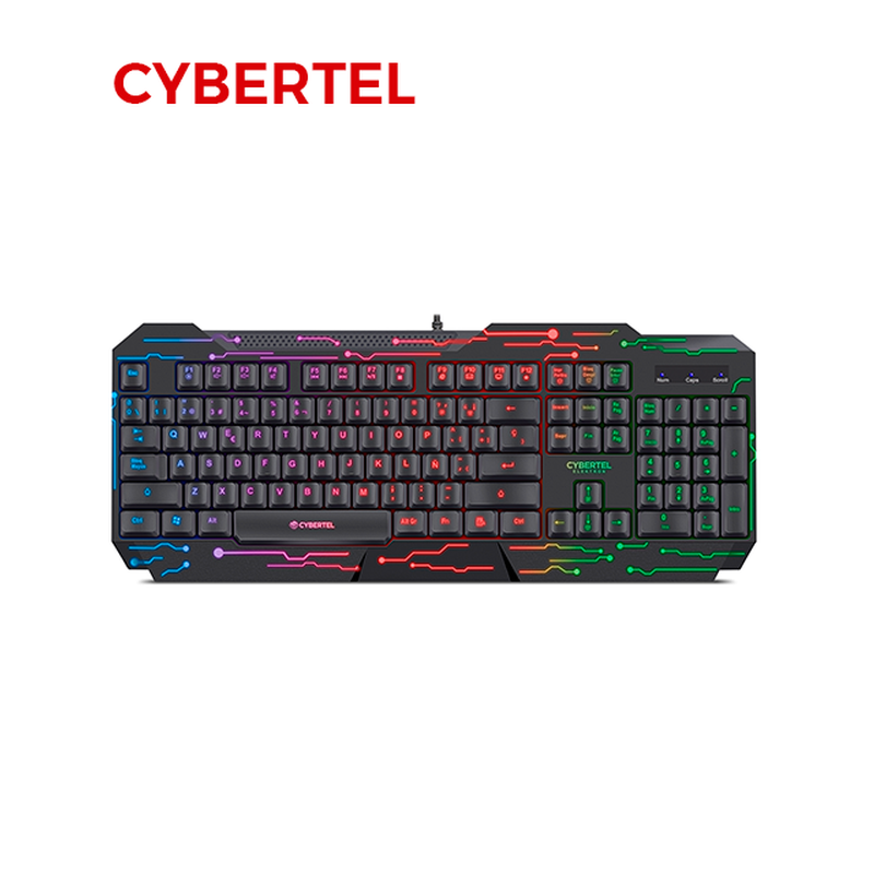 TECLADO CYBERTEL ELEKTRON GAMER CBX K508 / USB / RAINBOW LED
