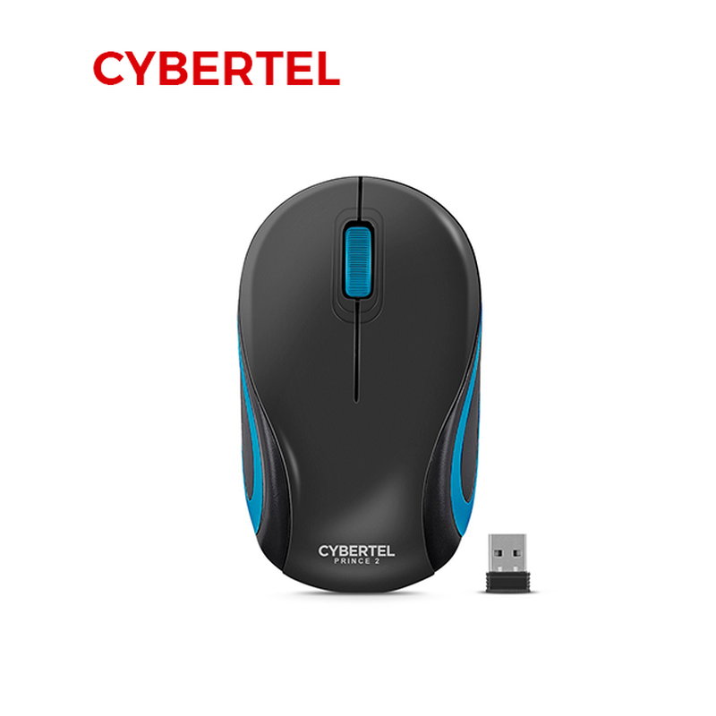 MOUSE CYBERTEL PRINCE CYB 300-2M / BT / WIFI / BLACK- BLUE