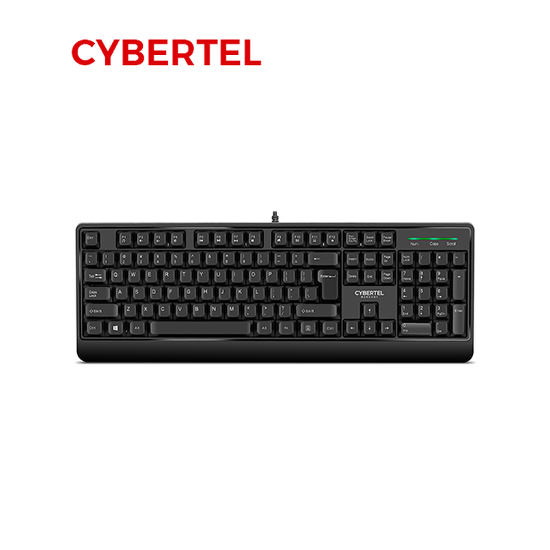 TECLADO CYBERTEL MERCURY CYB K201 / USB / BLACK