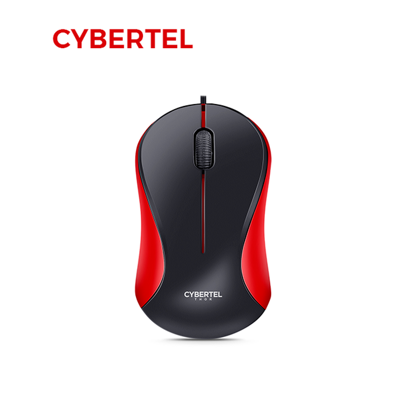 MOUSE CYBERTEL THOR CYB M101R / USB / RED