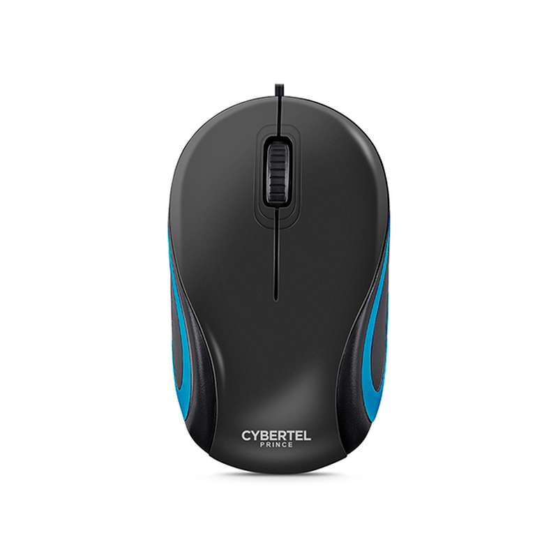 MOUSE CYBERTEL PRINCE / USB / BLACK BLUE