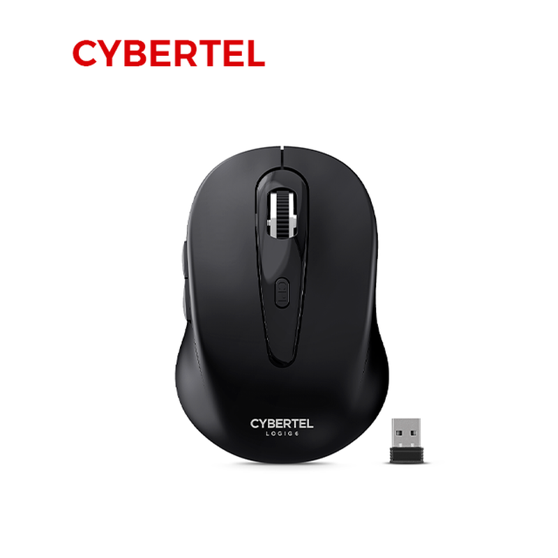 MOUSE CYBERTEL LOGIG CYB M307 / WIFI / USB / BLACK