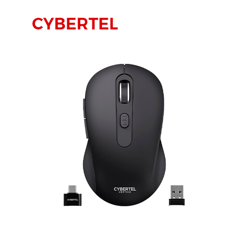 MOUSE CYBERTEL VERTICE CYB M709-3M / WIFI / BT / RECARG. / BLACK