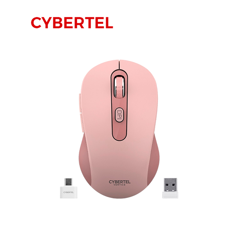 MOUSE CYBERTEL VERTICE CYB M709-3M / WIFI / BT / RECARG. / PINK