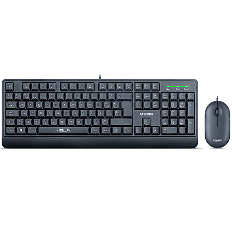 TECLADO + MOUSE CYBERTEL MERCURY CYB T100 / USB / BLACK