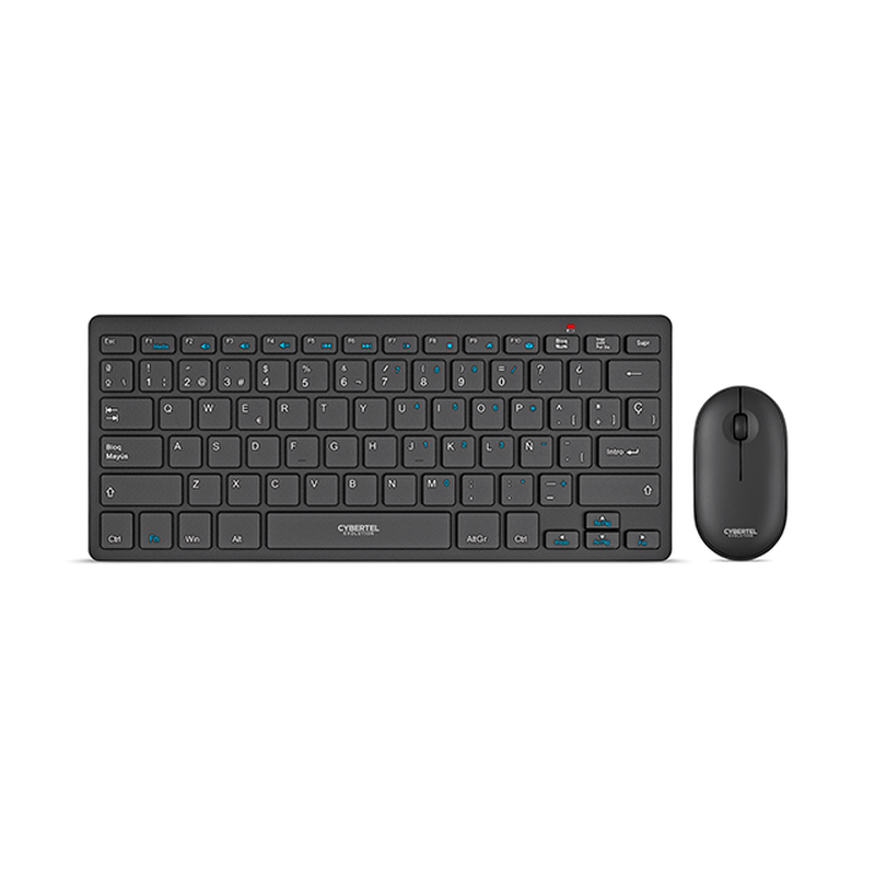 TECLADO + MOUSE CYBERTEL EVOLUTION CYB WT801 / INALAMBRICO / BLACK