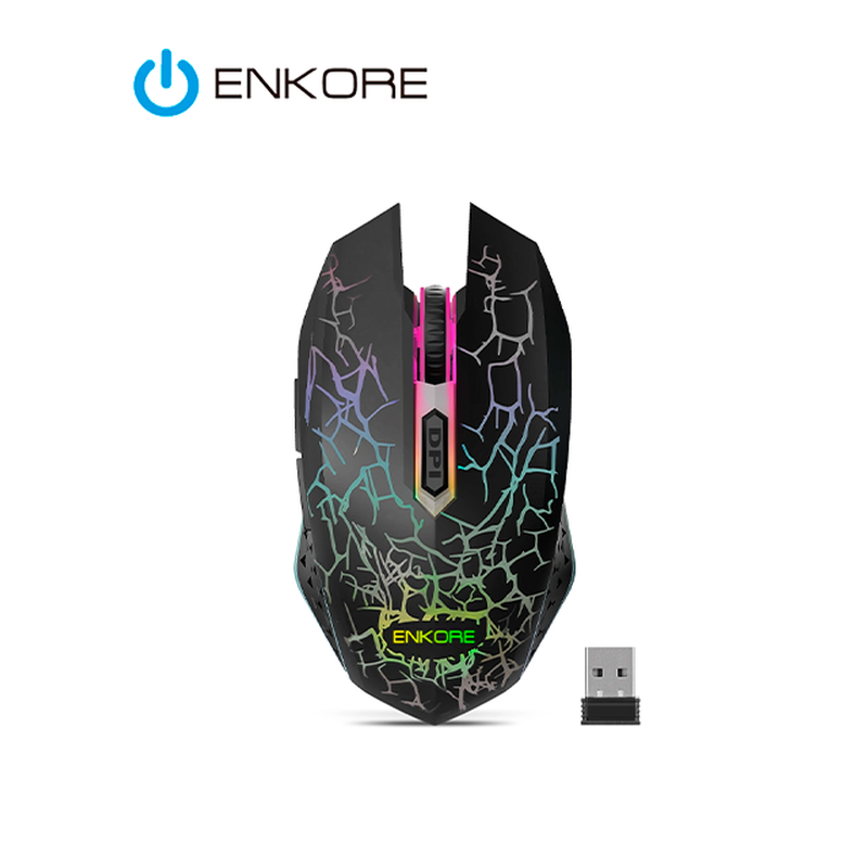 MOUSE ENKORE GAMER EKM 500 / WIFI / BT / USB / DPI1600