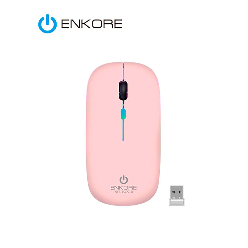 MOUSE ENKORE NITROX 3 / ENK M205-3P / WI-FI / BT / RECARG. / NUDE