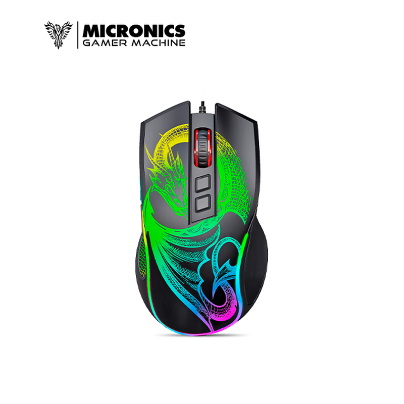 MOUSE MICRONICS DRAGON MIC GM805 / USB / 7 LED RGB