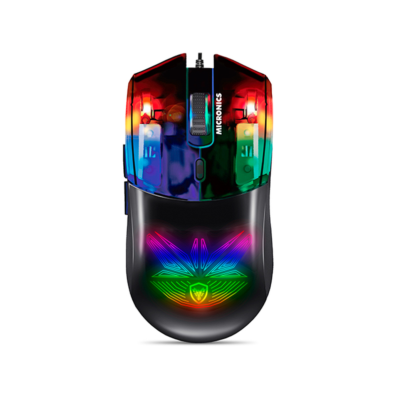 MOUSE MICRONICS SPECTRE GAMER MIC GM812 / USB / LED RGB / BLACK