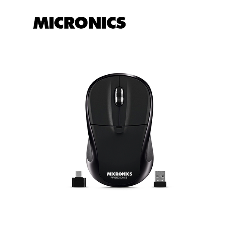 MOUSE MICRONICS FREEDOM MIC M723-2M / USBA A – C / BT / WIFI BLACK