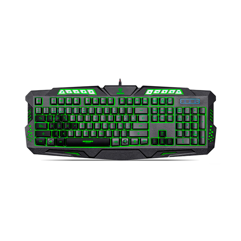 TECLADO MICRONICS LUMIERE GAMER MIC K701T / USB / RAINBOW