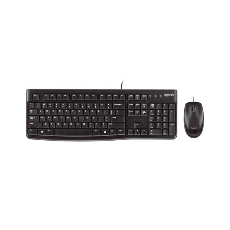 TECLADO + MOUSE LOGITECH MK120 SP BLACK