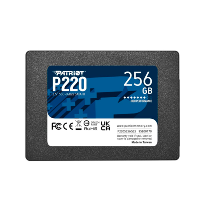 UNIDAD DE ESTADO SOLIDO PATRIOT P220 / 256GB SATA III / 2.5″ / 6GB/S