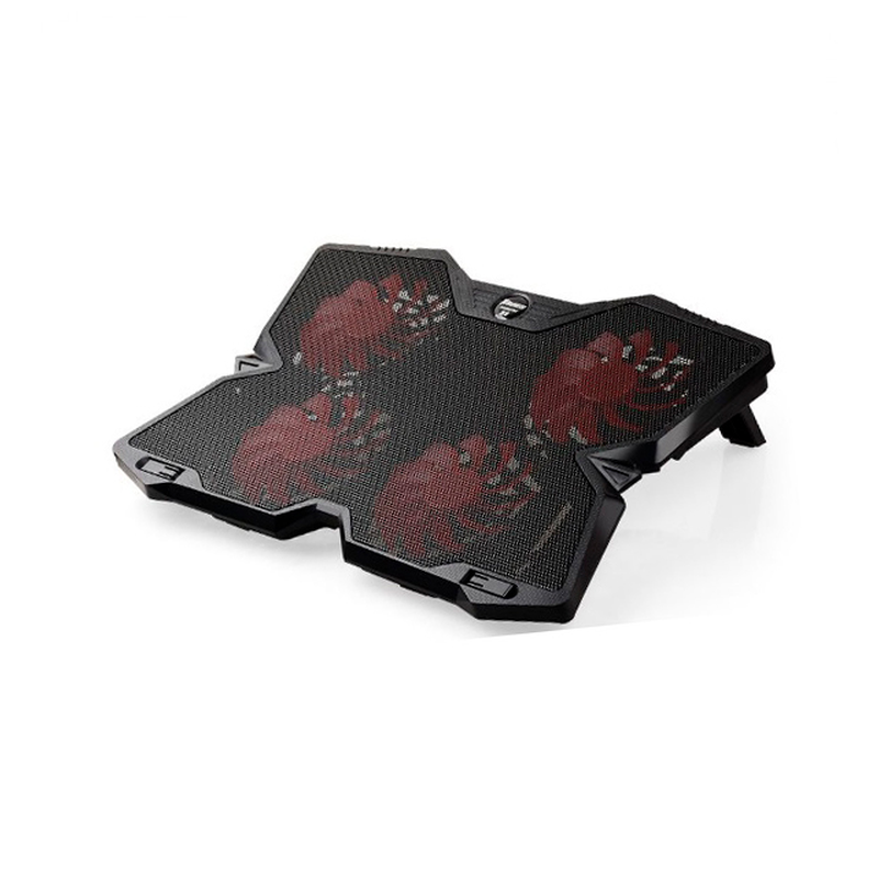 COOLER PAD JEDEL S4 / 14″ / 4 FAN / PLASTIC + IRON MESH