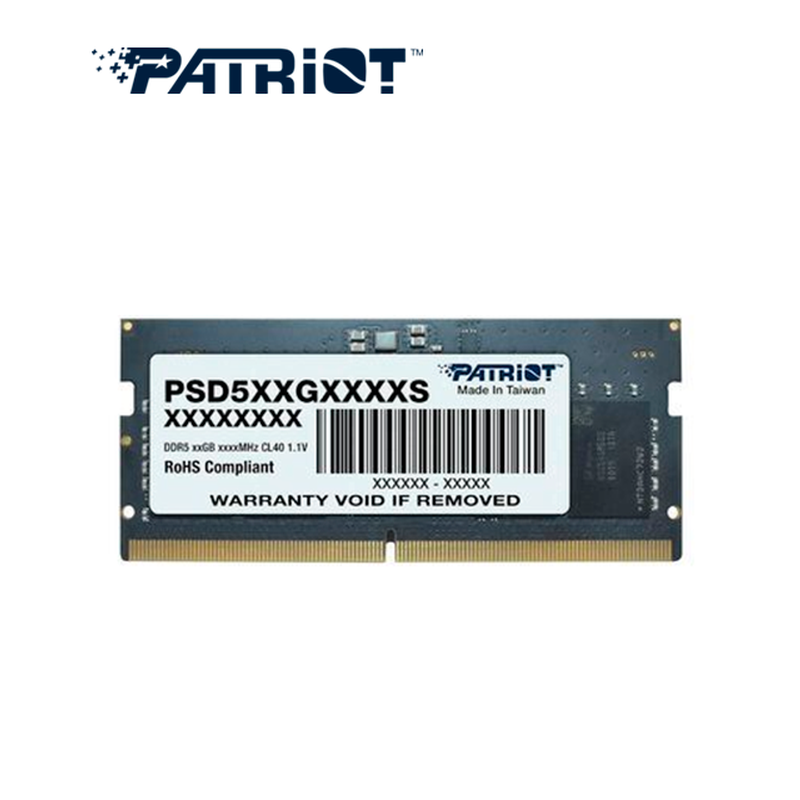 MEMORIA SODIMM PATRIOT 8GB / DDR5 / 4800MHZ / CL40
