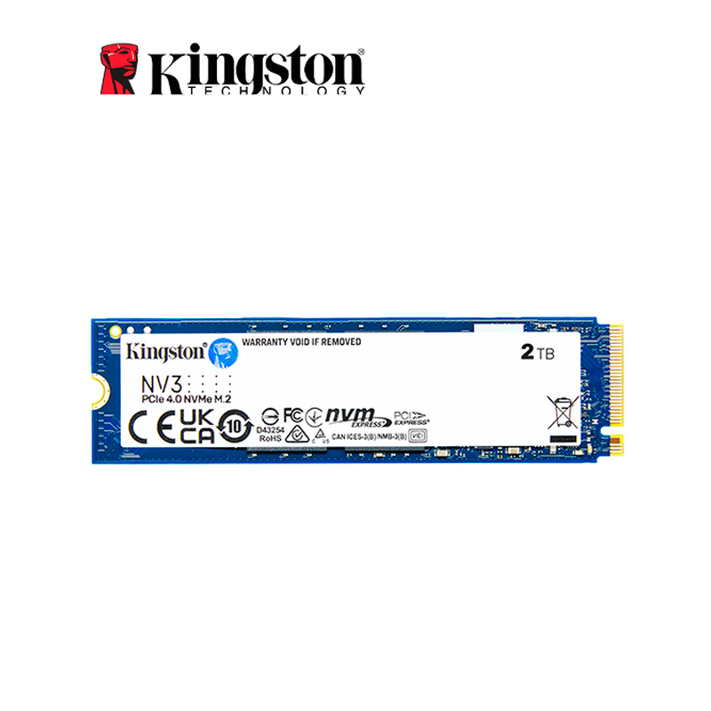 UNIDAD DE ESTADO SOLIDO KINGSTON / 2TB NV3 NVME/ M.2 2280 PCIe 4.0