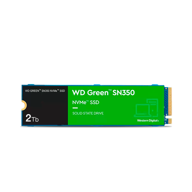 UNIDAD DE ESTADO SOLIDO WD GREEN SN350 / 2TB NVME / M.2 2280