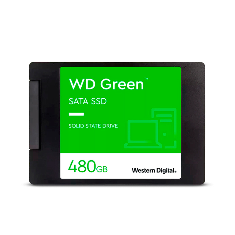 UNIDAD DE ESTADO SOLIDO WD GREEN / 480GB / SATA / 2.5″